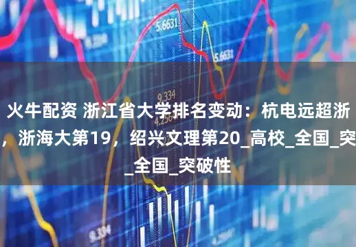 火牛配资 浙江省大学排名变动：杭电远超浙师大，浙海大第19，绍兴文理第20_高校_全国_突破性