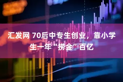 汇发网 70后中专生创业，靠小学生一年“捞金”百亿