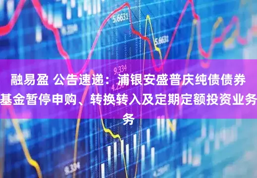 融易盈 公告速递：浦银安盛普庆纯债债券基金暂停申购、转换转入及定期定额投资业务